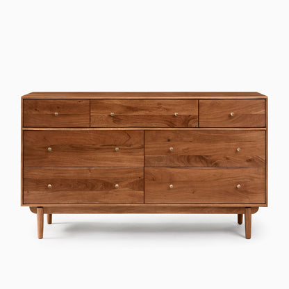 Keira Solid Wood 7-Drawer Dresser (60")