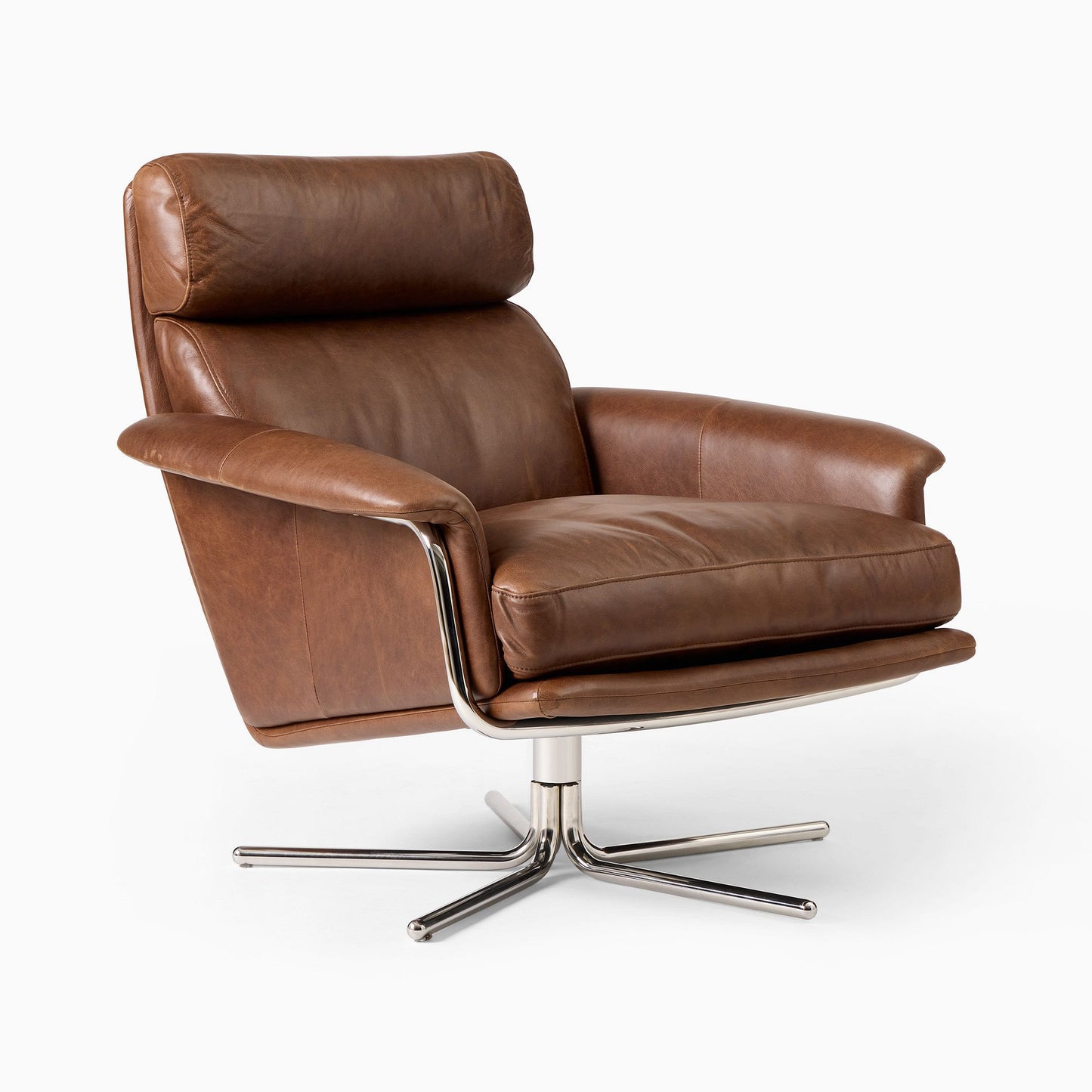 Kristoff Leather Swivel Chair