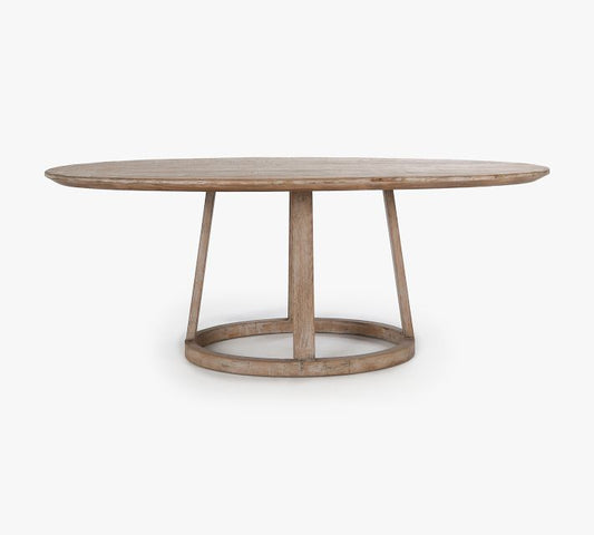 Lace Reclaimed Wood Oval Dining Table (48")