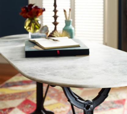 Laurel Marble Console Desk (59")