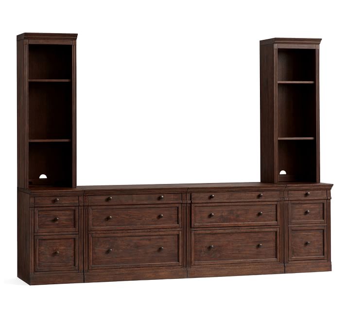 Livingston 6-Piece Bookcase Suite (105")