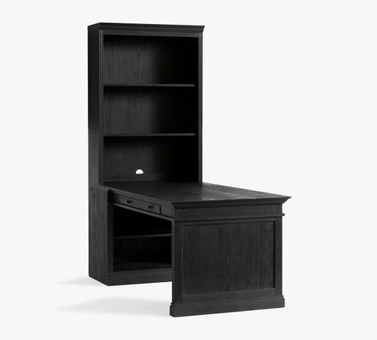 Livingston Peninsula Desk With Bookcase Suite (35")