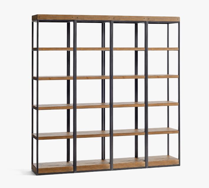 Malcolm Bookcase Wall Suite (55.5")