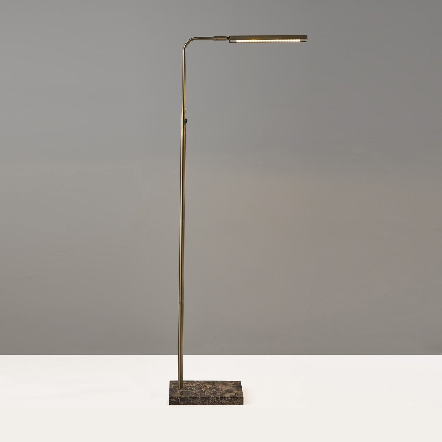 Marble Task Led Floor Lamp