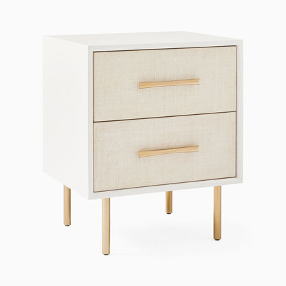 Margot Raffia Nightstand (20.5")