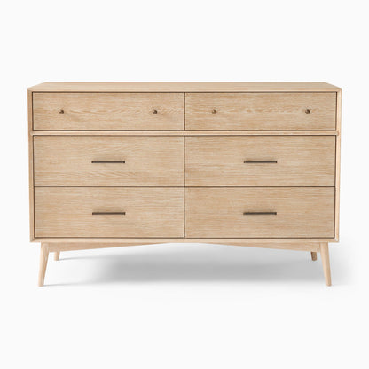 Mid-Century 6-Drawer Dresser (56")