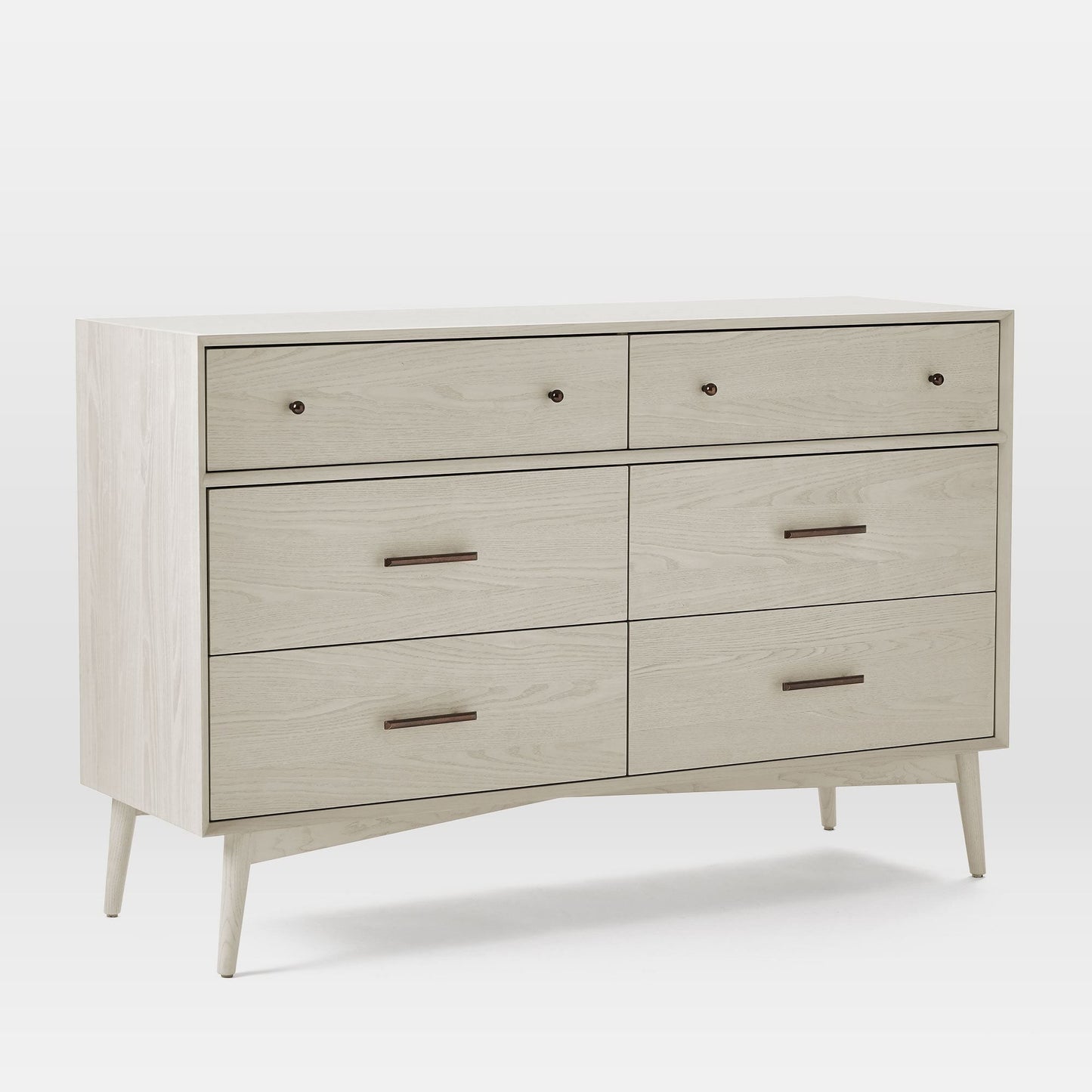 Mid-Century 6-Drawer Dresser (56")