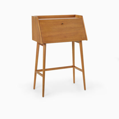 Mid-Century Mini Secretary Desk (28")