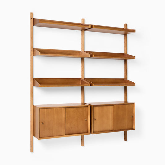 Mid-Century Modular Storage Bookshelf