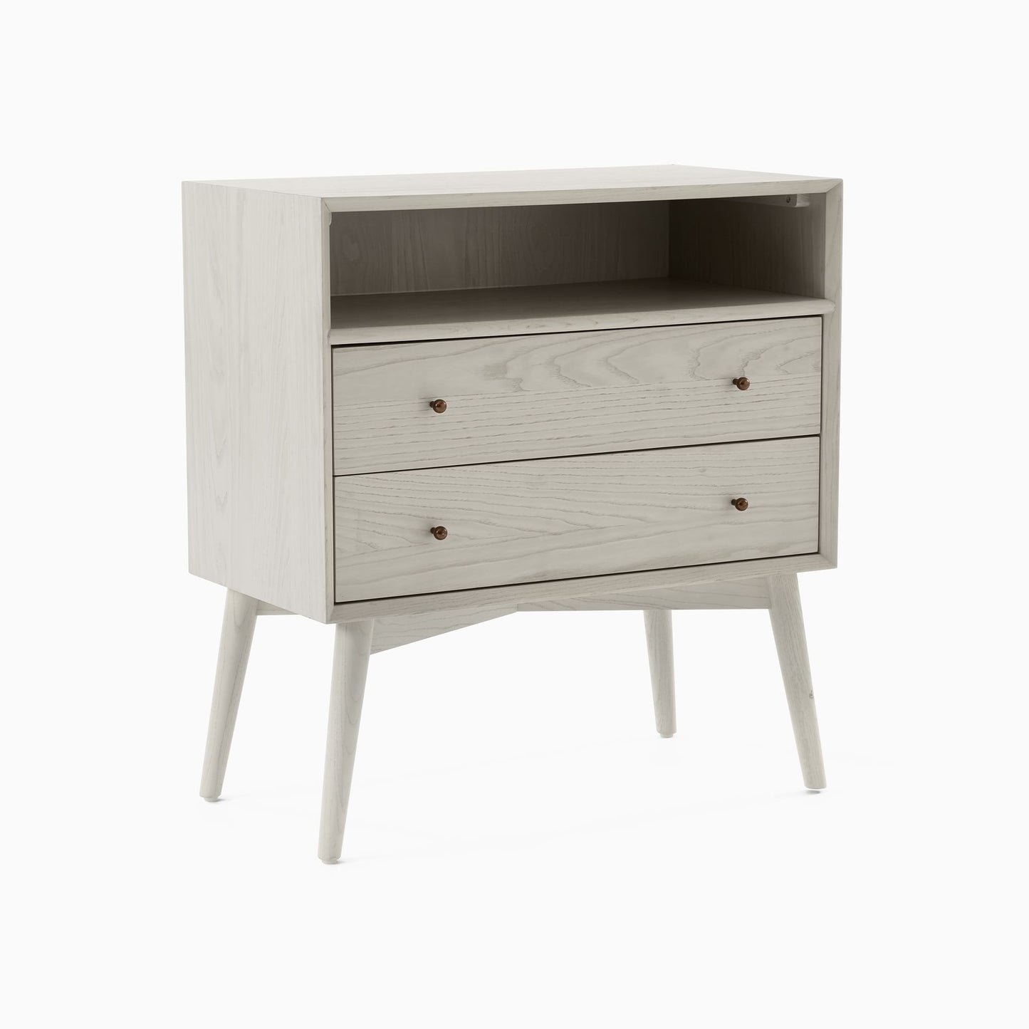 Mid-Century Open Nightstand (28")