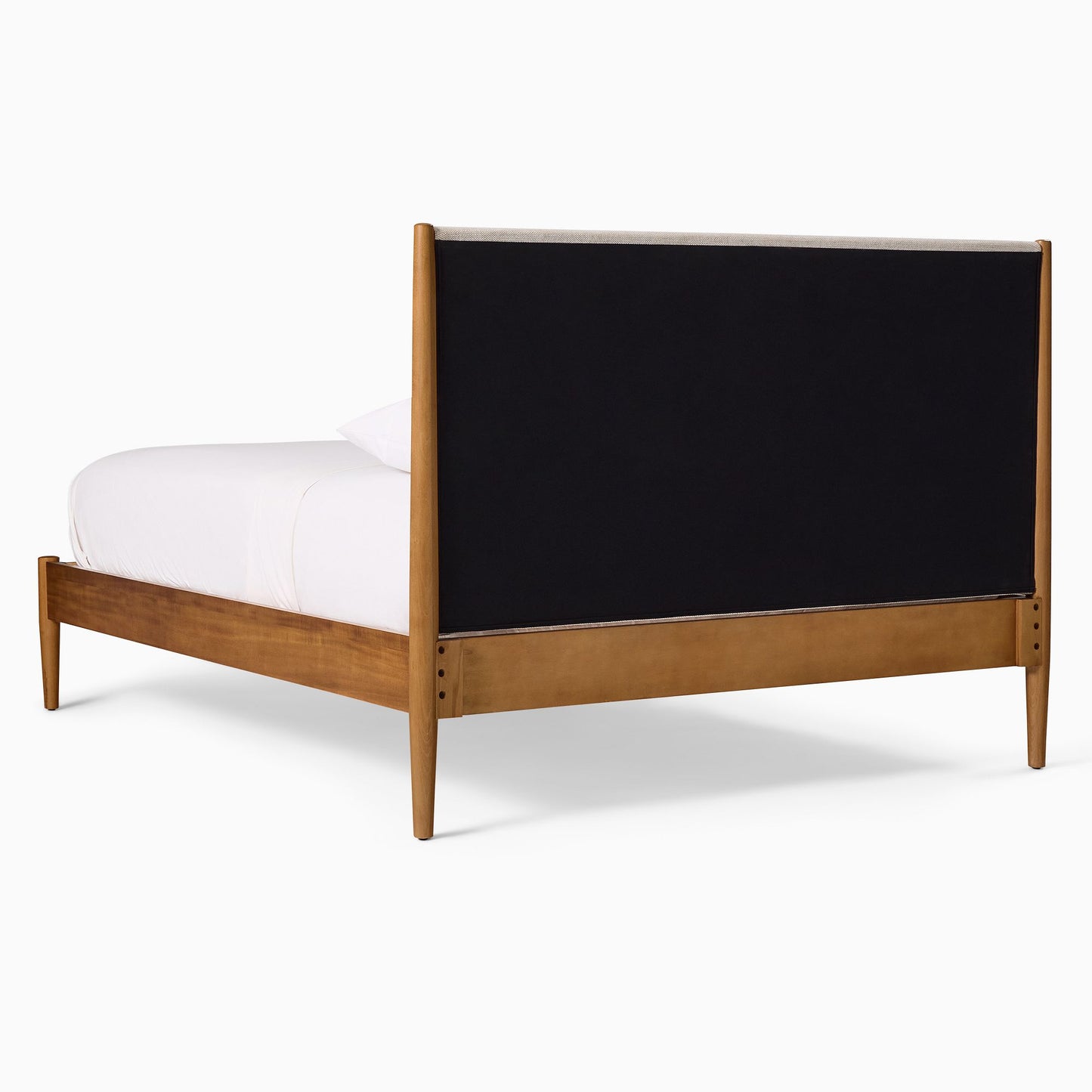 Mid-Century Upholstered Bed