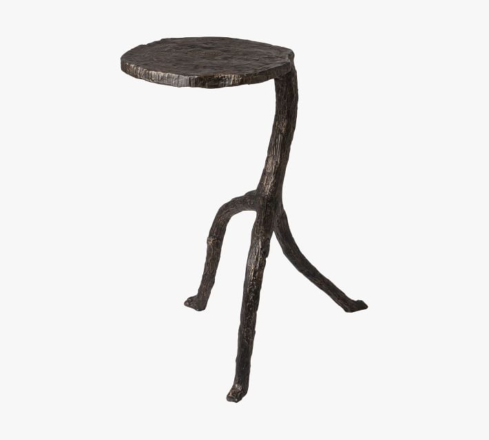 Minerva Round Metal Accent Table