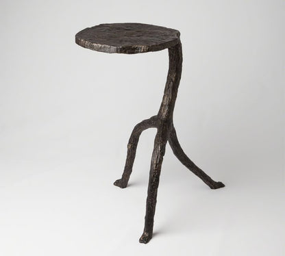 Minerva Round Metal Accent Table