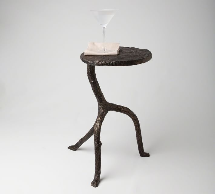 Minerva Round Metal Accent Table