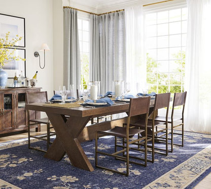 Modern Farmhouse Extending Dining Table (94"-112")