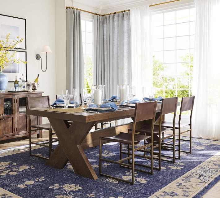 Modern Farmhouse Extending Dining Table (94"-112")