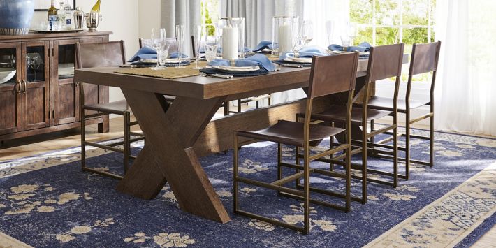 Modern Farmhouse Extending Dining Table (94"-112")