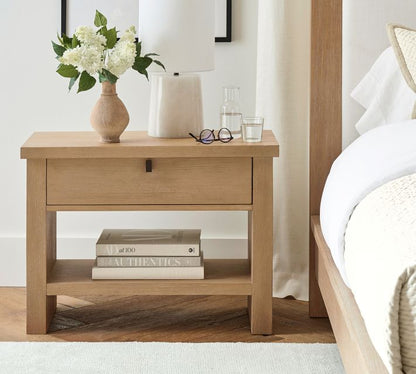 Modern Farmhouse Nightstand (33")