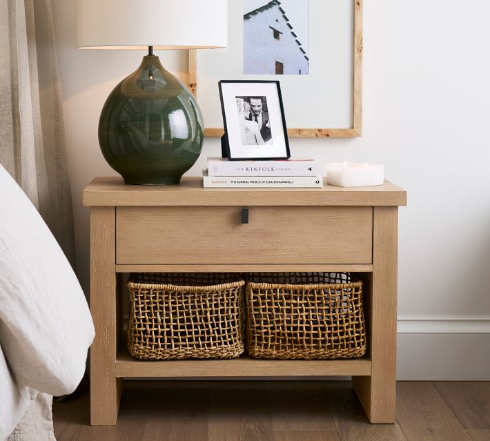 Modern Farmhouse Nightstand (33")