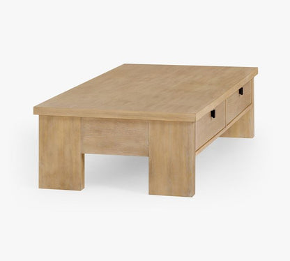 Modern Farmhouse Rectangular Coffee Table (64")