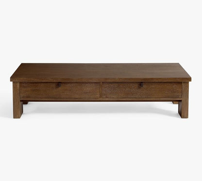 Modern Farmhouse Rectangular Coffee Table (64")