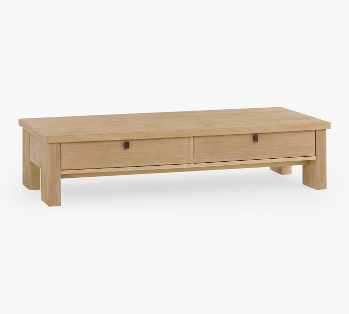 Modern Farmhouse Rectangular Coffee Table (64")