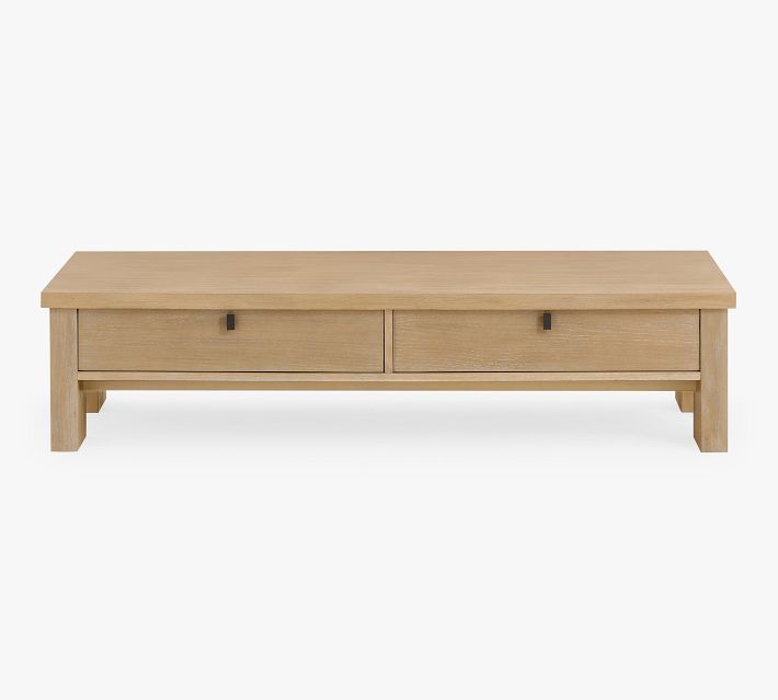 Modern Farmhouse Rectangular Coffee Table (64")