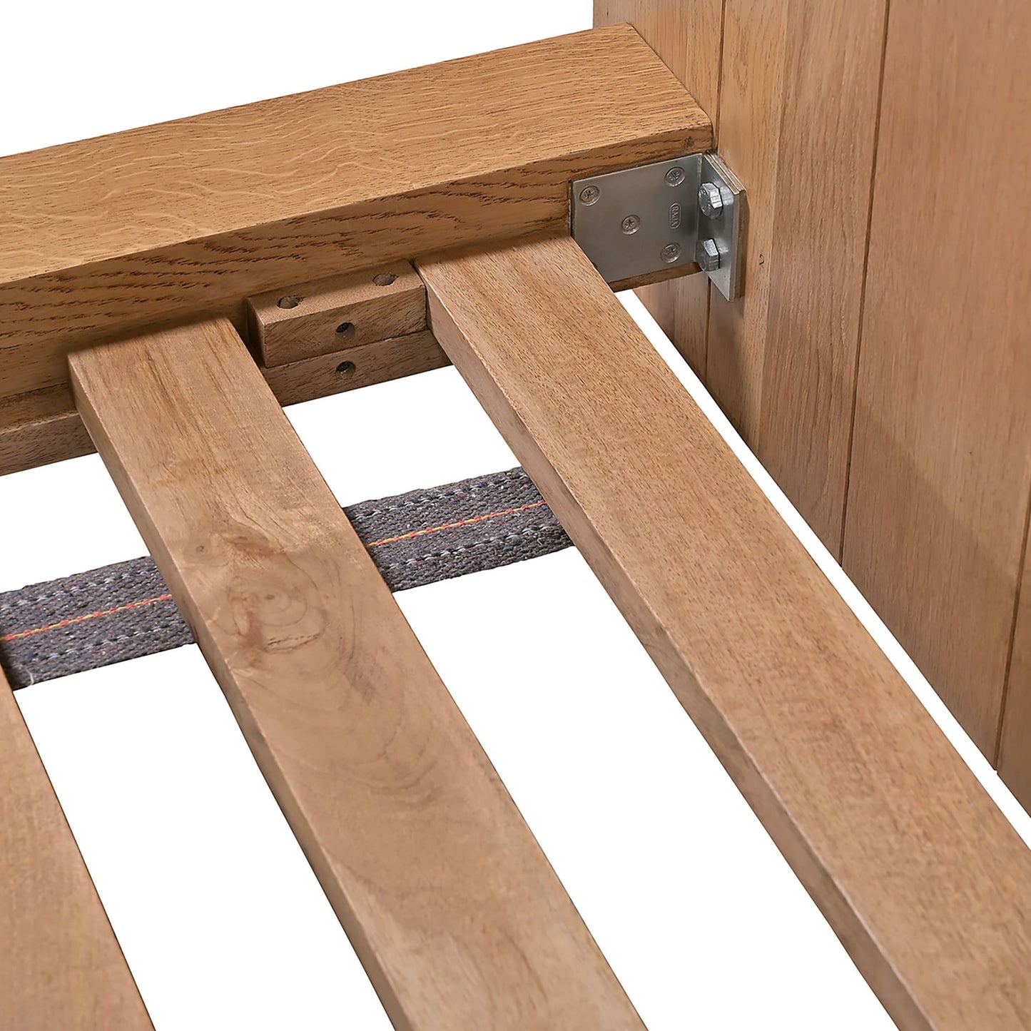 Modern Paneled Wood Bed