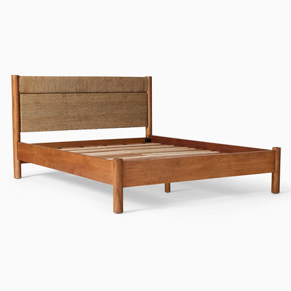 Mylos Woven & Wood Bed