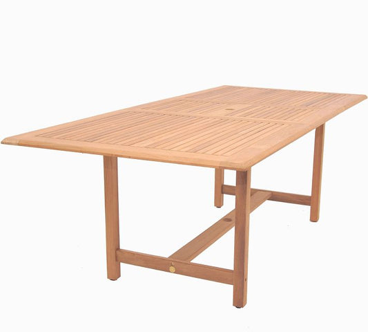 Nassau Extending Teak Rectangular Outdoor Dining Table