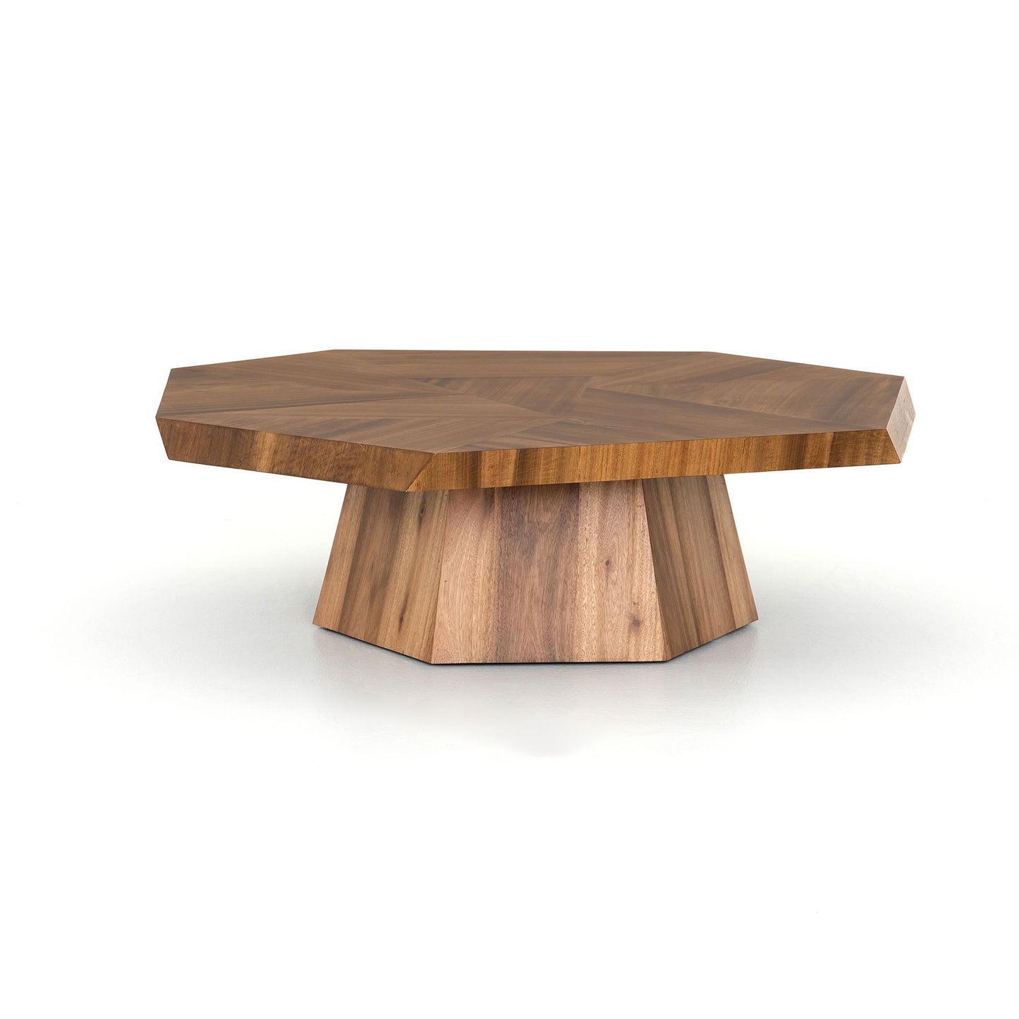 Natural Geometric Coffee Table