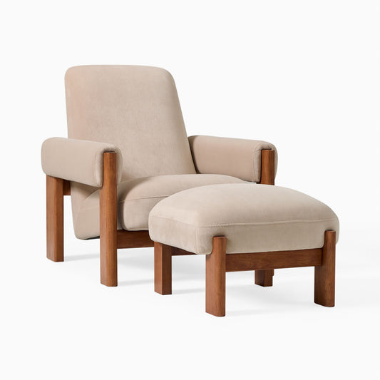 Nils Chair & Ottoman Set