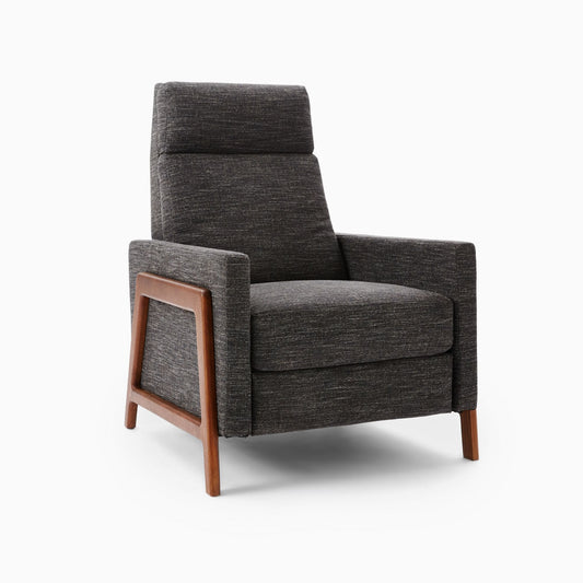 Spencer Wood-Framed Upholstered Recliner