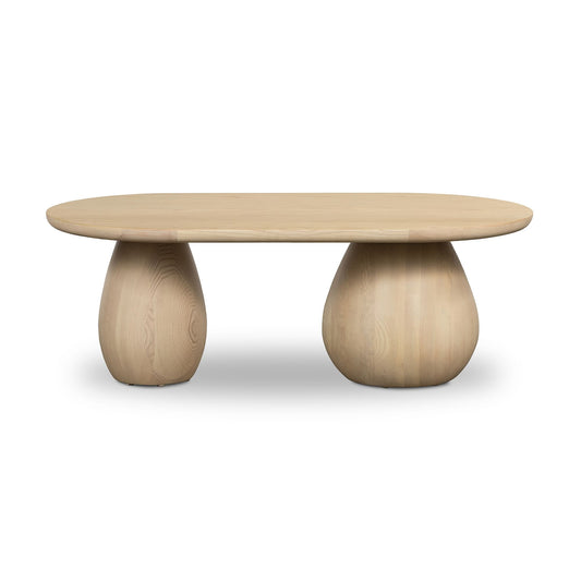 Orb Base Oval Coffee Table (43.5")