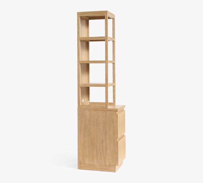 Pacific Narrow Bookcase (17")