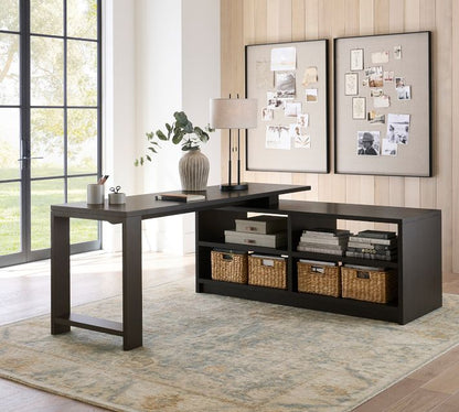 Pacific L-Shape Rotating Desk (78")