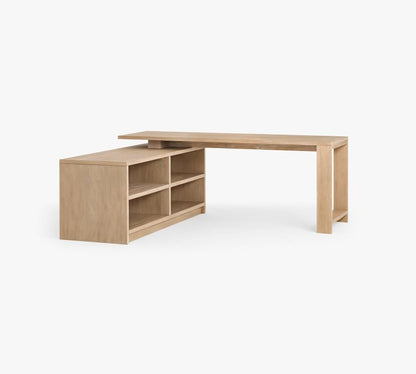 Pacific L-Shape Rotating Desk (78")