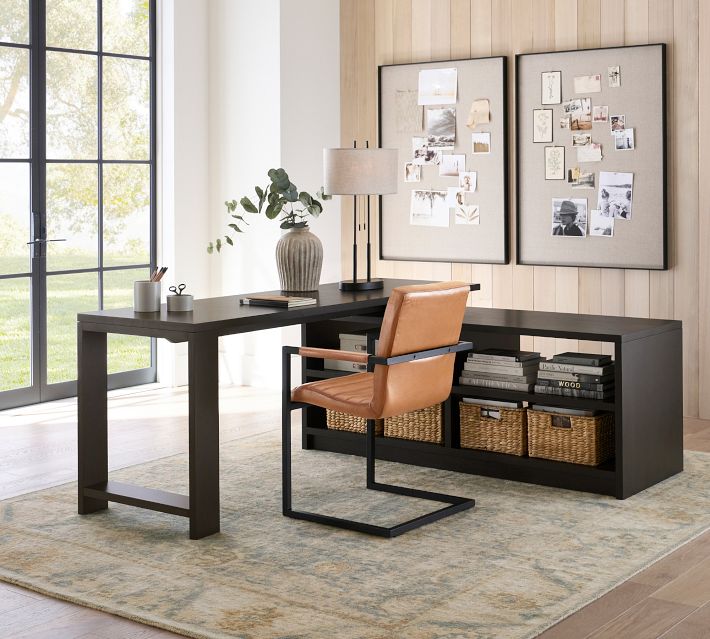 Pacific L-Shape Rotating Desk (78")