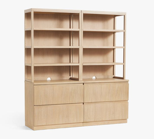 Pacific Storage Bookcase Suite (68")