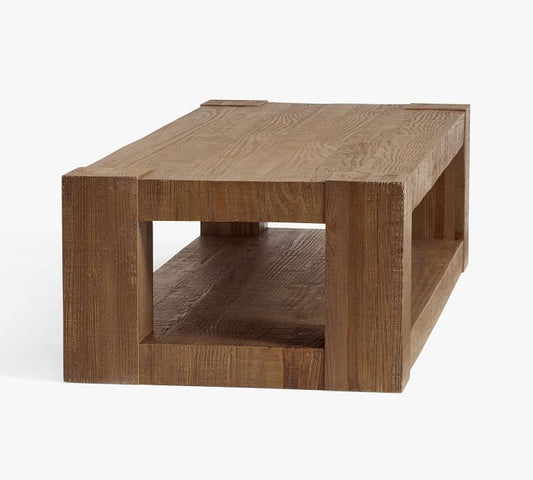 Palisades Rectangular Reclaimed Wood Coffee Table (66")