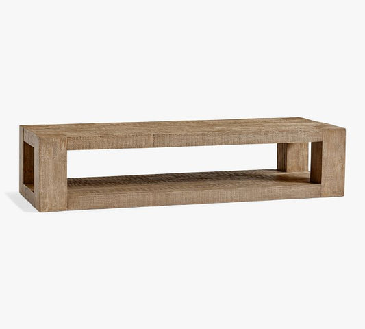 Palisades Rectangular Reclaimed Wood Coffee Table (66")