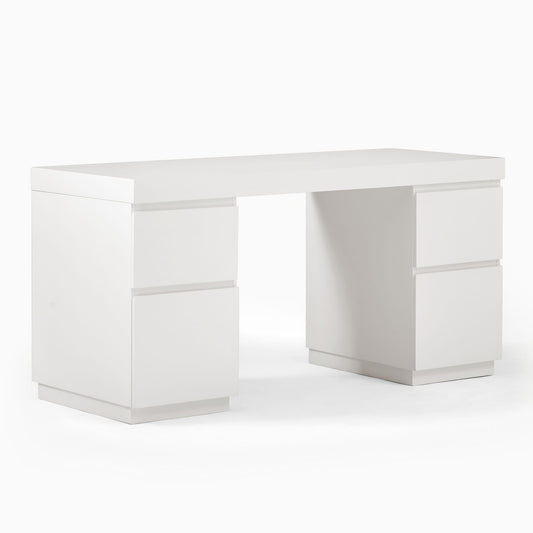 Parsons 2 File Cabinets & Desk Set (62")