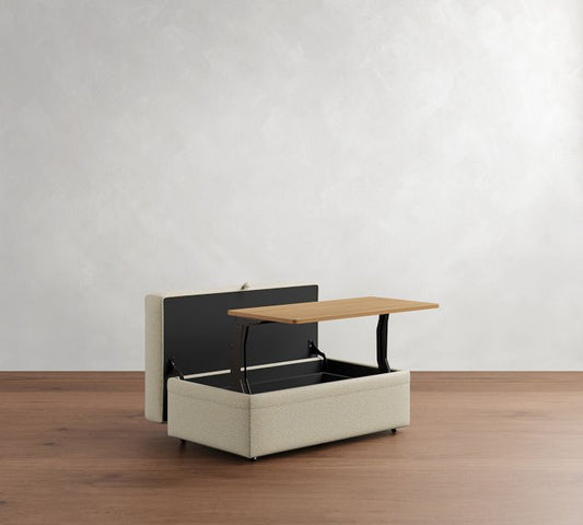 Pearce Storage Ottoman With Pull Out Table