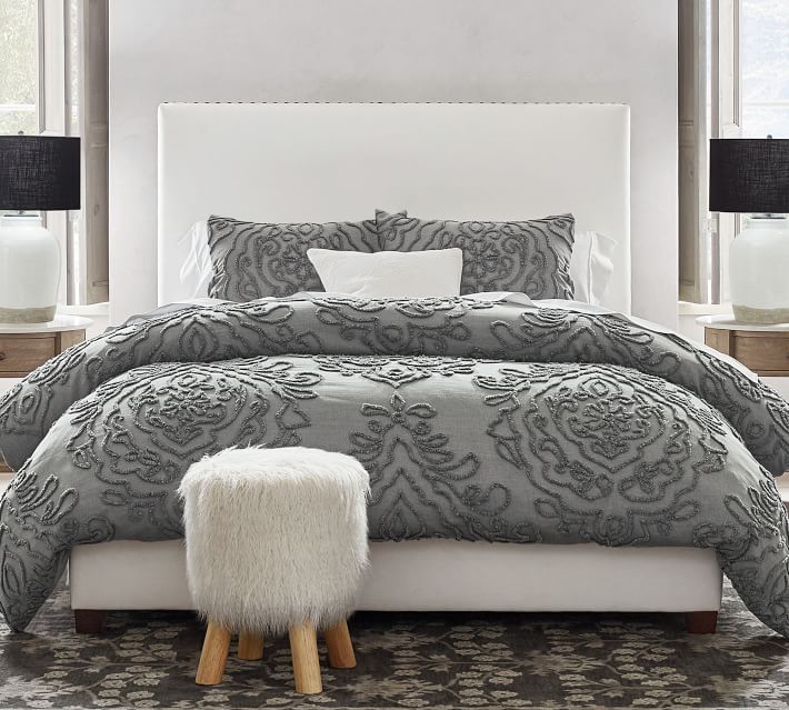 Raleigh Square Upholstered Bed