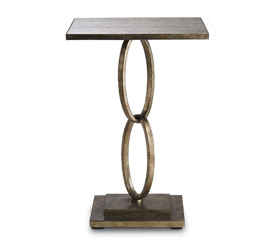 Randolph Rectangular Metal End Table (18")