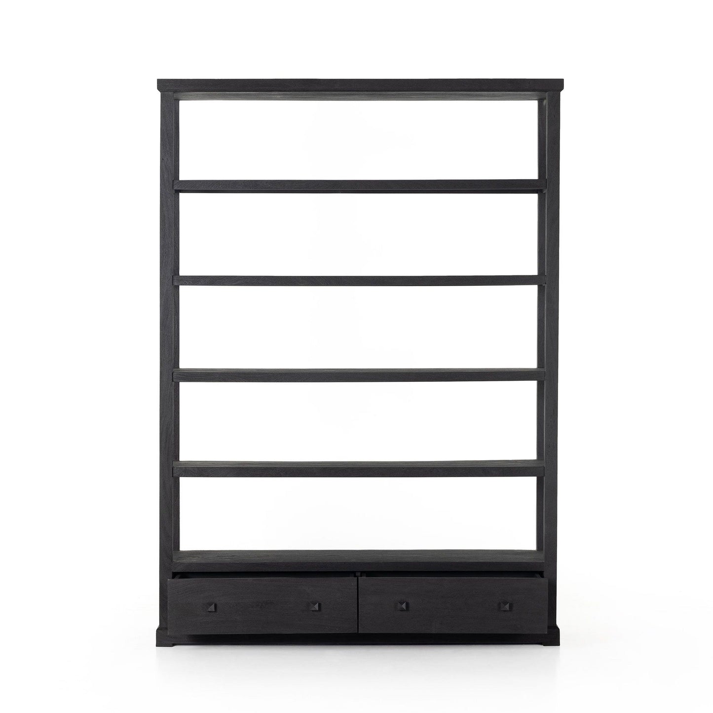 Reclaimed Wood 2-Drawer Bookcase (60")