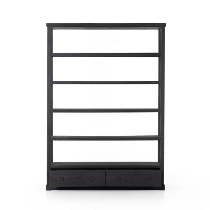Reclaimed Wood 2-Drawer Bookcase (60")
