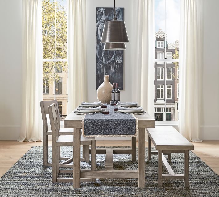 Reed Extending Dining Table (73"-115")
