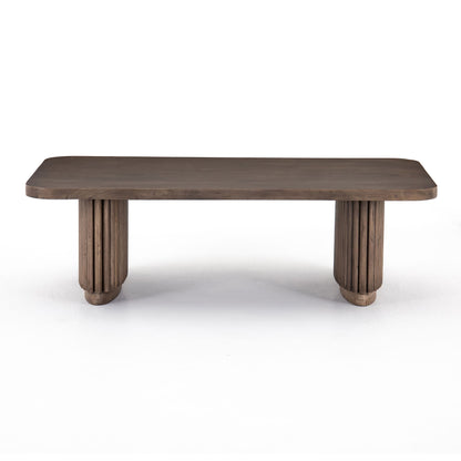 Ridged Base Coffee Table