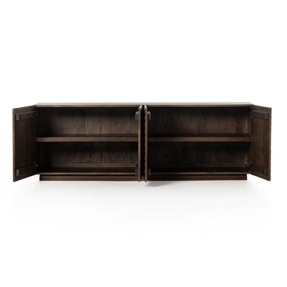 Ridged Doors Media Console (78")